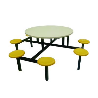 China Canteen School Dining Room Table And Chairs 8 Seater Dining Table for sale