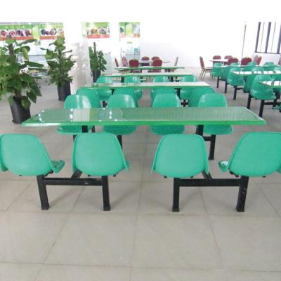 China Backrest 8 Seats Dining Table For Family Flats Or School Canteens for sale