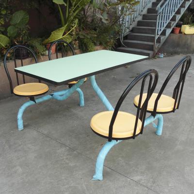 China 4 Person Reclining Rectangular Dining Table With Sturdy Metal Legs for sale