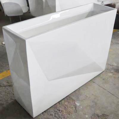 China Bespoke Large Rectangular Planters Large Outdoor Garden Planters for sale