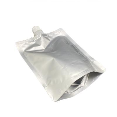 China Custom Aluminum Foil Moisture Proof Spout Pouch Cosmetic Packaging Liquid Water Bags Refillable Bag With Spout for sale