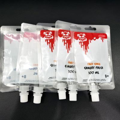 China Wholesale Moisture Proof Blood Drink Bag Manufacture For Halloween Party for sale