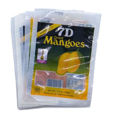 China Bottom Gusset Dry Food Mango Storage Zipper Moisture Proof Bag Custom Printing for sale