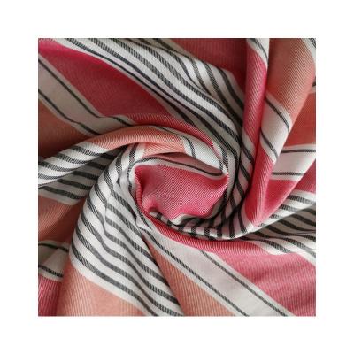 China China Fabric Supplier Sustainable Lyocell / Rayon New Design Stripes Dye Fabric For Clothing for sale