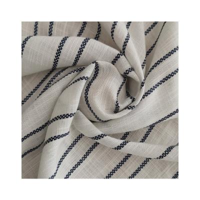 China Sustainable NEWCOMER 100% RAY LOOP WOVEN STRIPES LOBB DYE FABRIC for sale