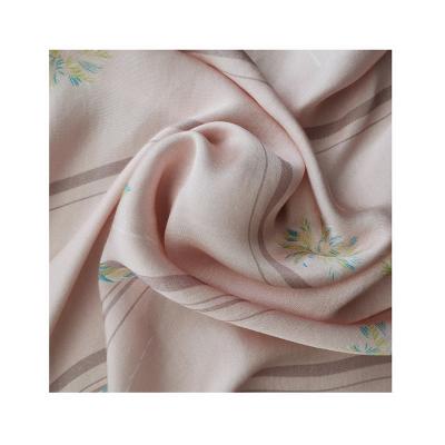 China High Quality Viable Woven Shiny Digital Printed Viscose Satin Fabric For Dress for sale