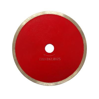 China Cut Glass Diamond Tile Cutting Disc Continuous Rim Diamond Saw Blade For Cutting Ceramic And Porcelain for sale