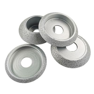 China Granite Stone Honing Polishing Wheels Vacuum Welded Diamond Cup Wheels Marble Granite Grinding Wheel for sale