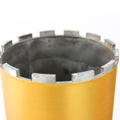 China Drilling Reinforced Concrete / Brick Wall / Stone Standard Rooftop Segment Wet Drilling Diamond Core Wet Drill Bits For Reinforced Concrete And Stone for sale