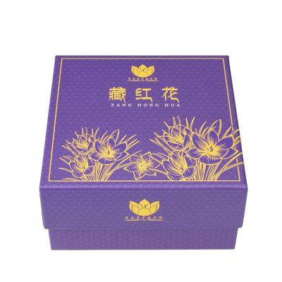 China Recyclable Gift Box With Food Grade Tin Box 70*20MM Size Packaging 1g2g 3g Saffron Tea Coffee Container Custom Tinplate Box for sale