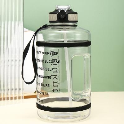 China Sustainable Travel Gym Large Capacity Water Bottle Bucket Bucket Fitness Plastic Water Cup for sale