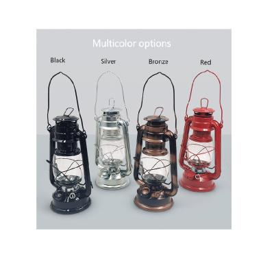 China High Quality Retro Kerosene Metal Kerosene Lamp Emergency Light Field Camping Portable Kerosene Lamp Horse Lantern Windproof Photo Props Light for sale