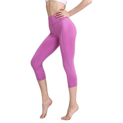 China 2021 Breathable Spring And New Summer Women Gym Clothing Yoga Pants Fitness And Yoga Wear High Waist Cropped Yoga Leggings for sale