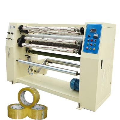 China Transparent Factory BOPP Jumbo Adhesive Tape Roll Slitting Rewinding Machine for sale