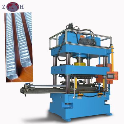 China 200~650mm automatic hydraulic header tube punching machine for parallel-flow condenser and evaporator for sale