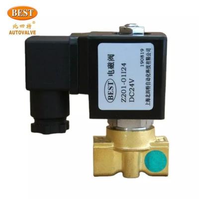 Chine General Z201 Brass 100bar 2 Way High Pressure 1/4 1/8 Inch Solenoid Valve DC AC 12V 24V 220V à vendre