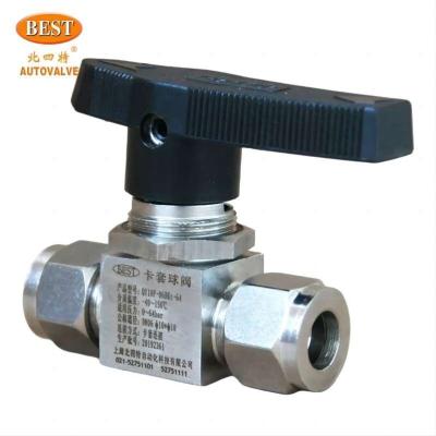 Китай General 2/2 Way 3/2 Way Instrument Ball Valve QY10 Series Stainless Steel Standard Water Manual Threaded Connection General PN40 DN06-25 продается