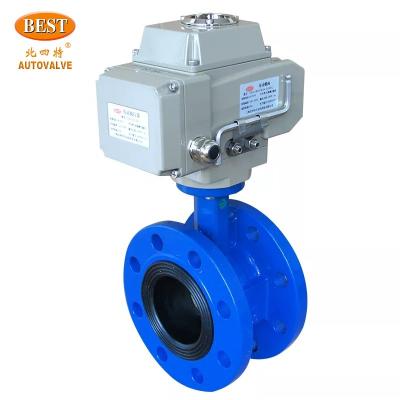 China General C810-C Carbon Steel, C810-B Stainless Steel Flange 2/2 Way Electric Centerline Butterfly Valve Normal Temperature Ball General en venta