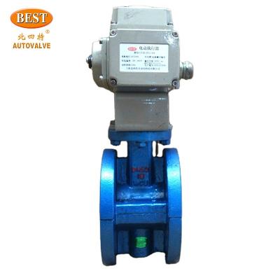 China General Open Closed Type C810-F4/F46 Carbon Steel Series Electric Fluorine Lining Centerline Butterfly Valve en venta