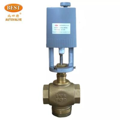 China Linearity  C7634-T Cast Brass Series 3/2way Micro Adjusting Electric Valve en venta