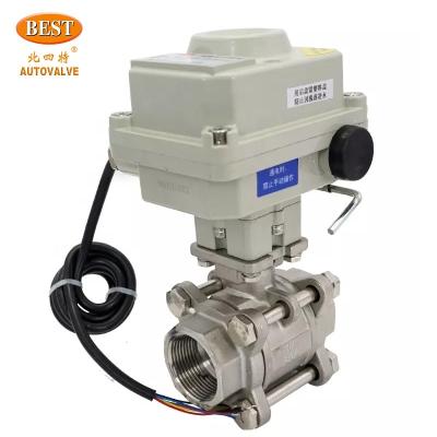 China General BdC6004 Series Regulating Type SS 2/2 Way Explosion-proof Mini Electric Ball Valve en venta