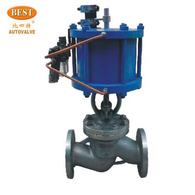 China General Beisite Hot Sale QJ Series Flanged Carbon Steel Customized Open Closed Regulating Type Stainless Steel Pneumatic Globe Valve en venta