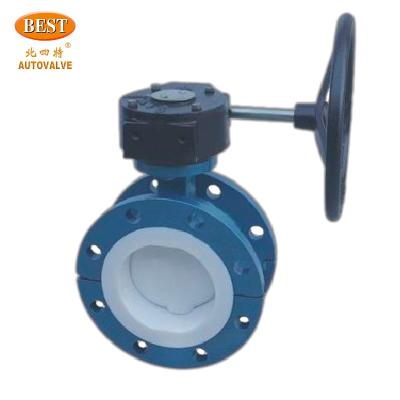 Chine General DF810-F4 F46 Series Carbon Steel, Stainless Steel F4 F46 Lining Butterfly Valve à vendre