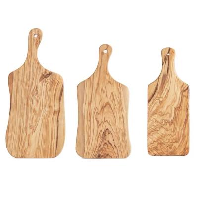 China DiYue Household Goods DIY20994 Home Kitchen Utensils Italy Olive Wood Chopping Blocks Wooden Handle Viable Cutting Board for sale