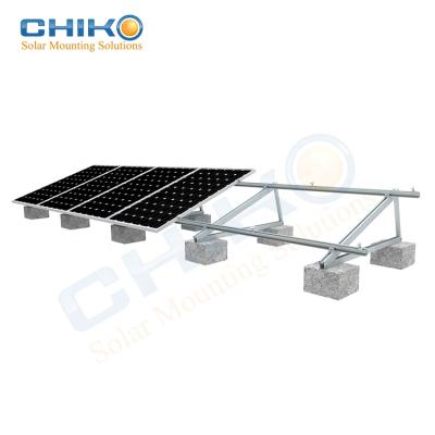 China 6005-T5 CHIKO Aluminum Aluminum Triangle Solar Mounting System for Flat Roof for sale