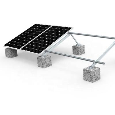 China UL Certification Home Solar Panel Structure With Tripods For Flat Rooftop for sale