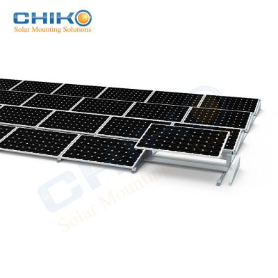 China Easy Flat Install Roof System Solar Panel Solar Mounting Rack CK+Ballast for sale