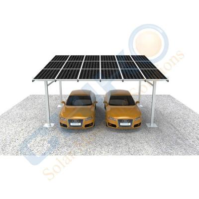 China HOME solar aluminum parking rack system / structure / support / car roof racks for sale