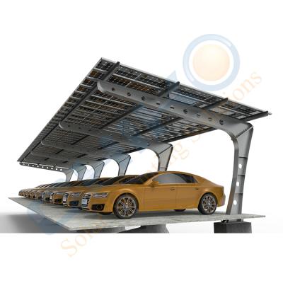 China HOME Steel Structure Solar PV Parking Lot Solar Parking Racks for sale