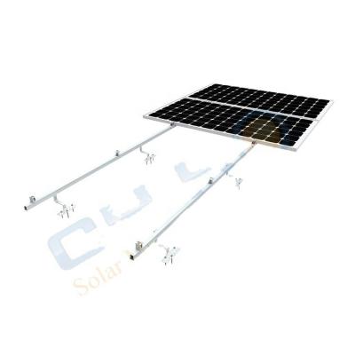 China NEW DESIGN HEAVY DUTY Solar Mounting Rail AT HOME With Flanges Manufacturer for sale