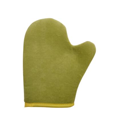 China Body Tanning Velvet Multicolor Soft Self Tanning Glove With Thumb for sale