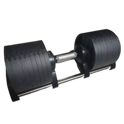 China Eco-Friendly In Running 32kg 70lb Fitness Equipment Gym Weights Custom Weight Lifting Adjustable Dumbbell for sale