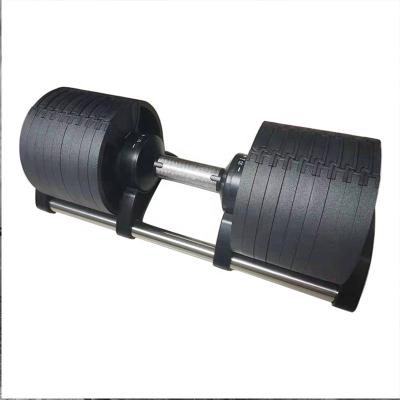 China Quickly Fitness Party Equipment Eco - Friendly Quick Block Weight , 20kg Adjustable Dumbbell Set for sale