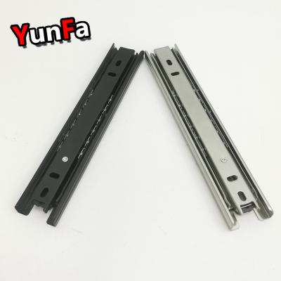 China Support OEM 3 Fold 8 Inch 35mm Channels Telescopic Drawer Close 200mm Length Ultra Short Mini Drawer Slide for sale