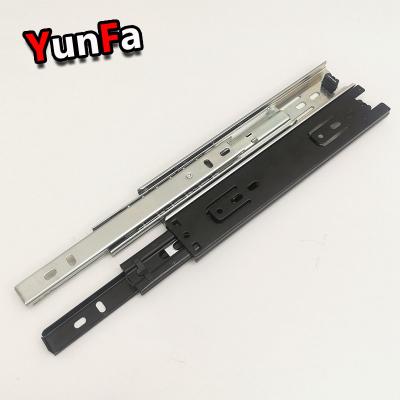 China Silent Support OEM Extension 35mm Full 8 Inch Channels 200mm Length Telescopic Short Drawer Slide for sale