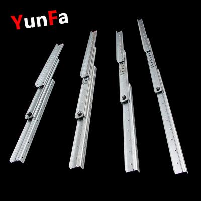 China Factory Wholesale Solid Stair Ball Bearing Guide Ball Bearing Guide Drawer Closet Wardrobe Lower Slide Extension Silent for sale