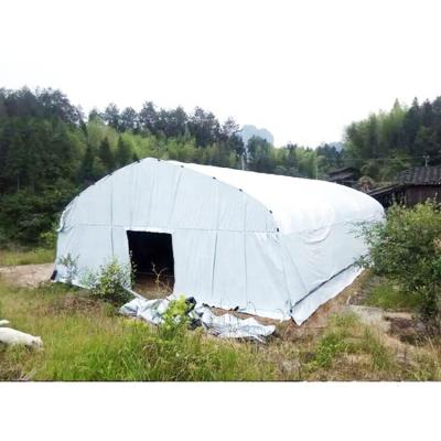 China PE Vegetable Garden Single Span Inflatable Greenhouse for sale