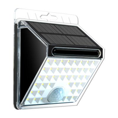 China Plastic Led Solar Sensor Sports Wall Light Outdoor Wireless Security Solar Wall Light for sale