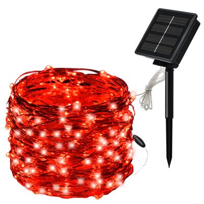 China Wholesale Solar Outdoor Waterproof Christmas String Power Light Hanging Electric Fairy Lights for sale