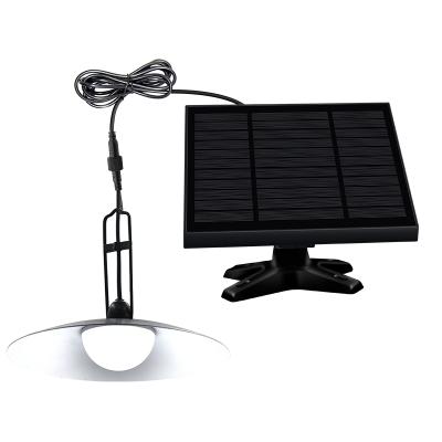 China LANDSCAPE Garden Canteen Construction Site Solar Industrial Pendant Light Outdoor Waterproof Led Two Kinds Of Light White And Warm White for sale