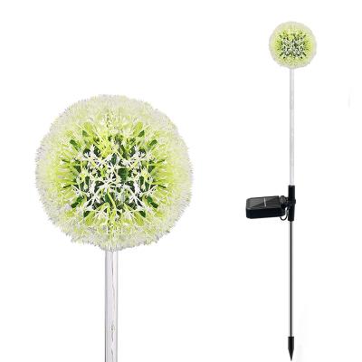 China Modern Creative Solar Garden Lights LED Dandelion Garden Lights Decorative Patio Lights for sale