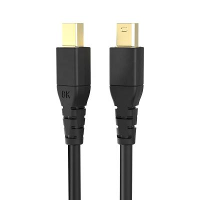 China COMPUTER jce DisplayPort Cable Support Video DP 8K 60Hz 4K 120Hz 144Hz 2K 165Hz 32.4Gbps HDR Mini To Mini DP Cable for sale