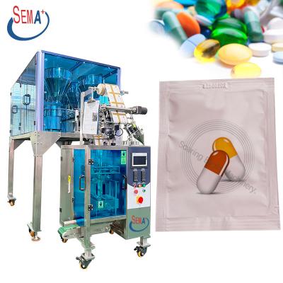 China Automatic Beverage Feeders 6 Tablet Capsule 3 Sides Sealing Sachet Packing Machine for sale