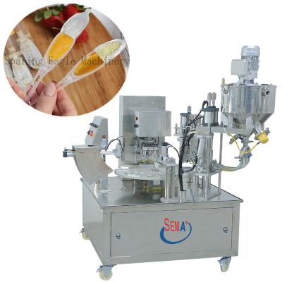 China Food Automatic 1nozzle Honey Spoon Rotating Packaging Machine for sale