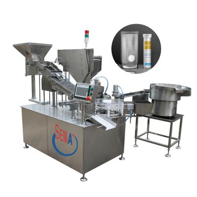 China Full Automatic Food Tablet Effervescent Tube Filling Packing Machine for sale