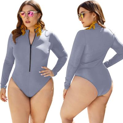 China Wholesale plus size monokini jumpsuit plus size large size swimwear beach wear swimsuit for women one piece swimsuit bikini 2022 for sale